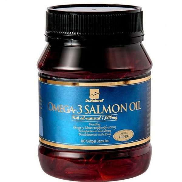 Omega 3- Salmon Oil 180caps 1000mg