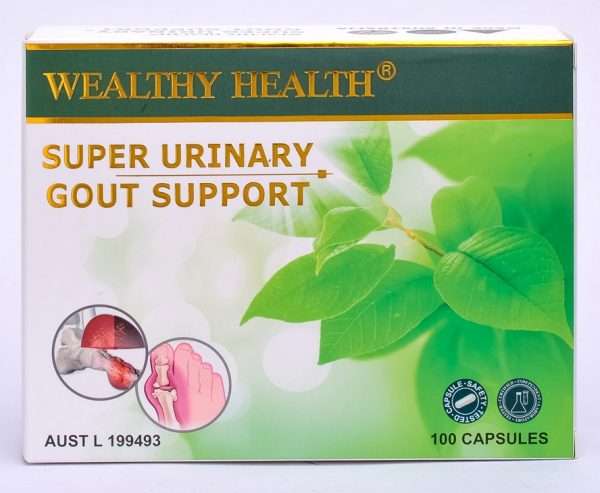Wealthy Health Super Urinary Gout Support 100 Caps