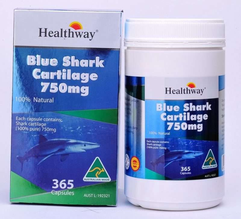 Healthway Blue Shark Cartilage 750mg 365 Caps