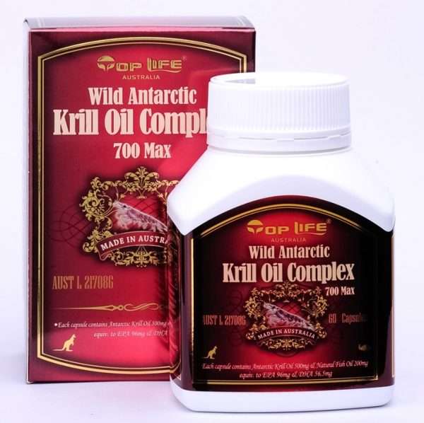 Top Life Wild Antarctic Krill Oil 60 Caps