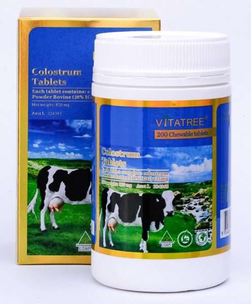 Vitatree Colostrum Tablets - 200 Chewable Tablets