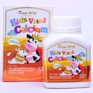 Top Life Kids Vital Calcium 120 Caps