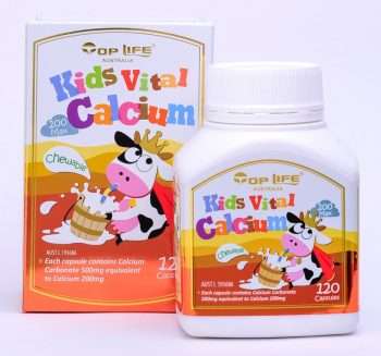 Top Life Kids Vital Calcium 120 Caps