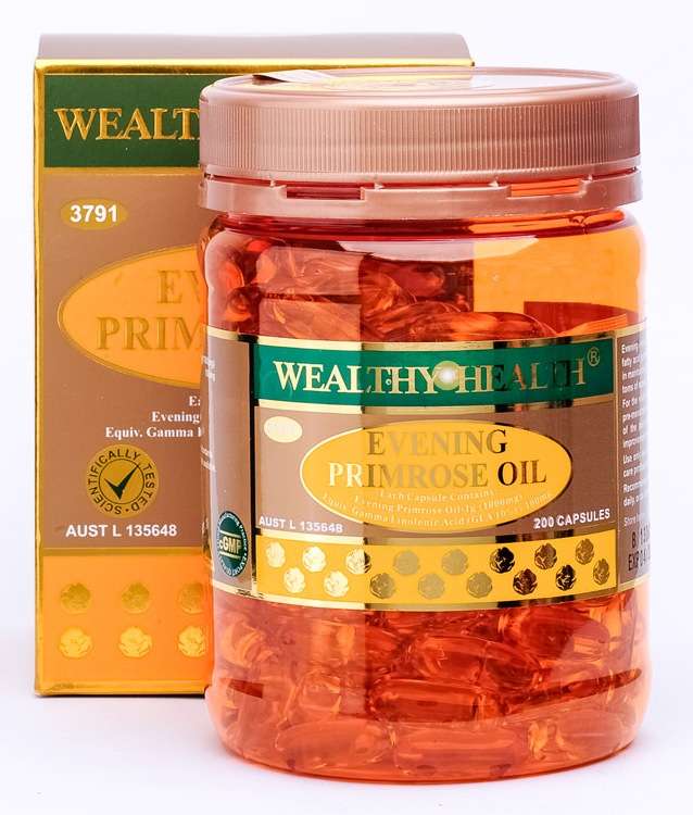Wealthy Health Evening Primrose Oil 200 Caps