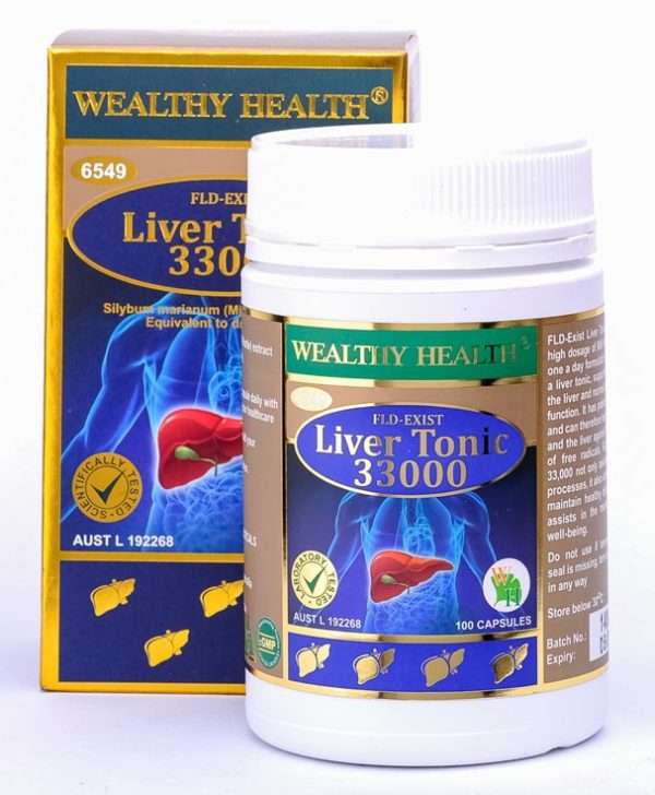 Wealthy Health Liver Tonic 33000 100 Caps