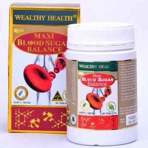 Wealthy Health Maxi Blood Sugar Balance 60 Tablets