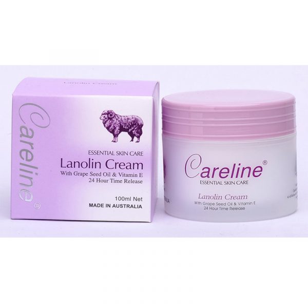 ﻿Careline Lanolin Cream With Grape Seed Oil Vitamin E