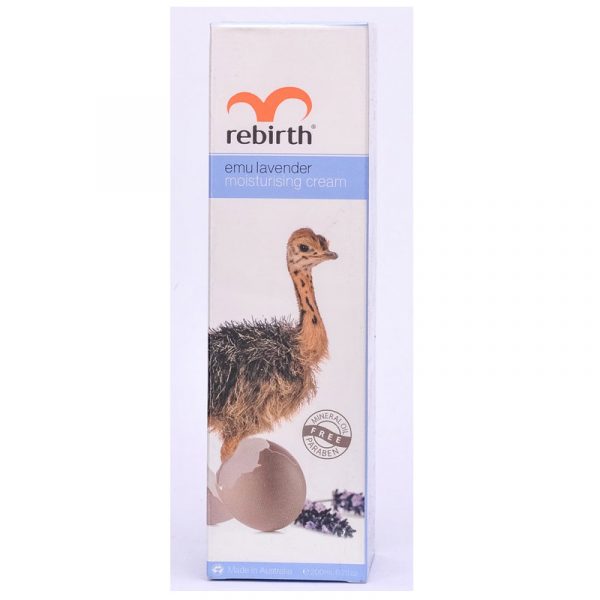 Rebirth Emu Lavender Moisturising Cream 200ml