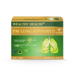 Wealthy Health PM Lung Support 60 Tablets