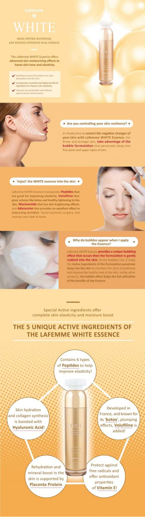 Mega Peptide Whitening Age Defence Intensive Dual Essence - Image 2