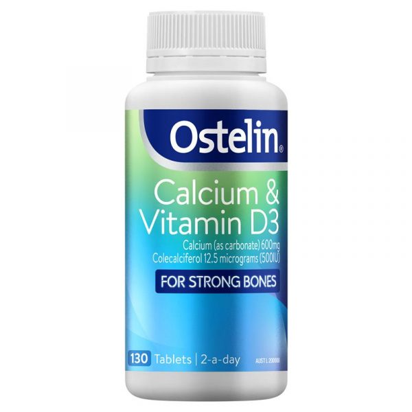 Ostelin Calcium and Vitamin D3 130 Tablets - Image 1